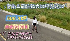 安南三面臨路大地坪美建地