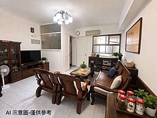 水湳經貿上林世家次頂樓電梯大三房附休旅車位窗