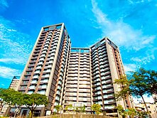 堅山三川｜高樓河景首排・四房平車・雙衛開窗