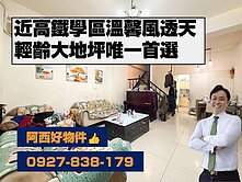西有件｜近高鐵學區輕齡32地坪透天