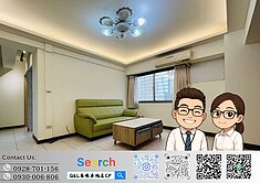 近文山特區中樓層邊間採光通風三房平車