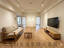 入門方正大陽台三房衛浴開窗平面車位西屯中科