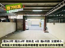 安南區大安街臨6米路需整理孝親車墅/價可談/林惠美