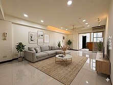 觀自在次頂樓電梯華廈公設比超低大三房兩衛附車位