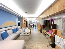 陽明商圈景觀高樓北歐木質四百萬裝潢平車