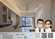 後驛商圈 中都濕地 百達儷景 大三房平車