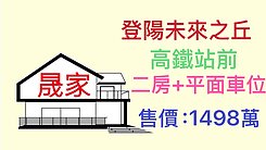 烏日高鐵站前最新登陽未來之丘面河岸兩房