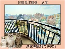 高鐵商圈❤️高樓層景觀，4改3房平車