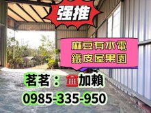麻豆有水電鐵皮屋產值佳果園