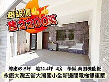 永康區大灣五街全新6米大面寬邊間電梯雙車豪宅價可談