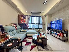 三鐵共構.高鐵青田.朝南.室內27坪.大三房平車