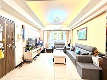 民視商圈凡爾賽面中庭採光通風 三房車