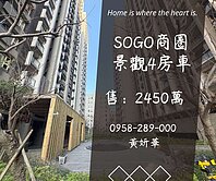獨家妍選｜SOGO商圈景觀4房車★海華國際之星