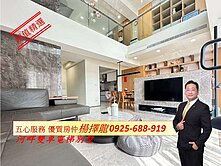 擇龍~稀有河畔首排 ★典雅裝潢面寬雙車★電梯別墅