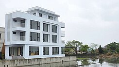 白色巨塔，五結時尚全新電梯農舍