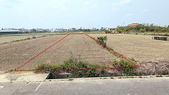 台南七股樹林段超美農地方正臨路車可進出2