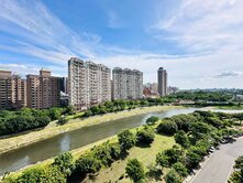 經國特區 河岸+公園第一排.稀有高樓景觀三房車
