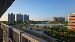 台南高鐵春福天駅/公園首排永久景觀三房雙平車