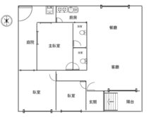 科工館一樓大公寓・前後陽台有大花園