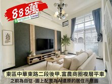 東區鄰平實南紡復興學區全新整理雙套房平車