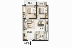四期文心日日高樓層景觀佳有陽台電梯兩房車