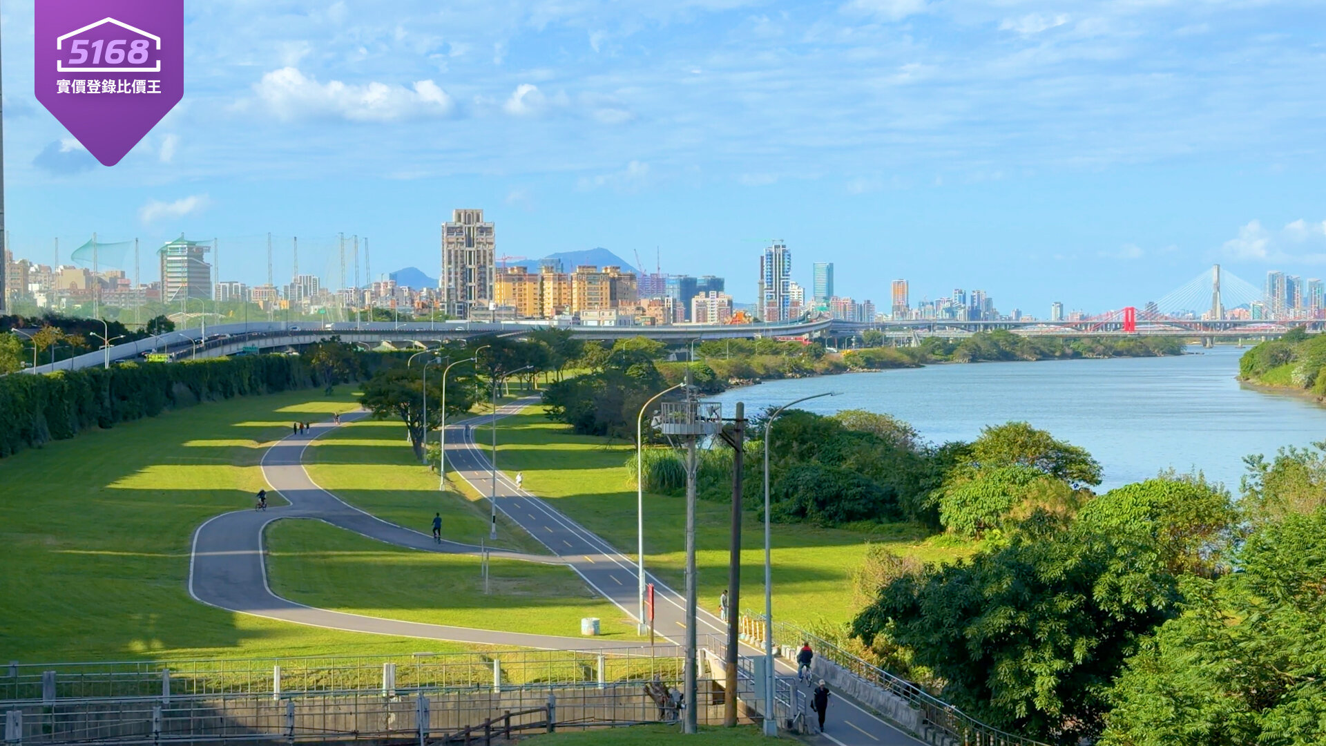 中和左岸河濱公園。圖/5168