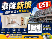 【永慶阿曜】鐵道迷景觀第一排！樹林前站採光兩房車位