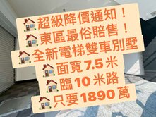 🏡東區最俗全新電梯雙車別墅!!就是俗啦!!