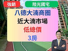 八德大湳商圈✅【籃球場】低總價3房🔥屋主虧錢賣