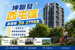 坤聯發西屯匯｜高樓層無限視野三房平車豪奢夜景
