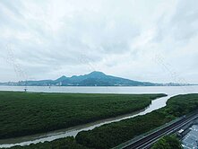 淡水雪梨社區面八里觀音山鳥瞰淡水河景視野極佳