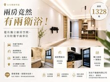 北屯機捷特區 l 兩房兩衛+柱邊平面車位