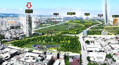 水湳中央公園旁視野三房平車