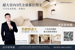 使用70坪透天 大地坪一坪免13萬透天