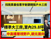 找小藍最俗惠宇建設新觀｜學區宅｜精裝大三房雙平車