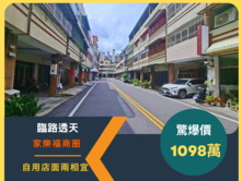 【家樂福商圈透天】臨路熱鬧好做生意｜近火車站