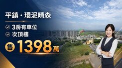 平鎮家樂福旁全新高樓層景觀美3房車