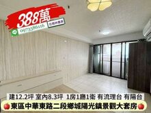東區鄉城陽光鎮景觀1房1廳1衛套房/住商林惠美