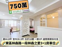 東區林森之愛高樓採光3+1房車位/住商林惠美