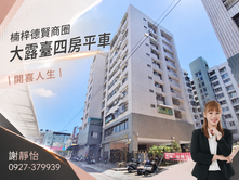 楠梓德賢商圈雙衛開窗大露臺四房平車