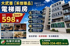 大武崙｜3年新屋｜電梯華廈｜溫馨兩房｜新青安