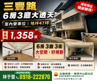 📣三豐路大地坪⭕️雙車位大透天