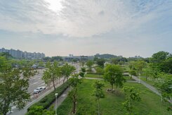 巨蛋高鐵｜綠園道首排綠蔭景觀｜三面採光｜四房平車