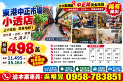 ✅出價談✨專員吳唯昱✨東港中正市場內寛面透店