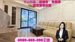 文山特區|超稀有|孝親房面寬雙車別墅