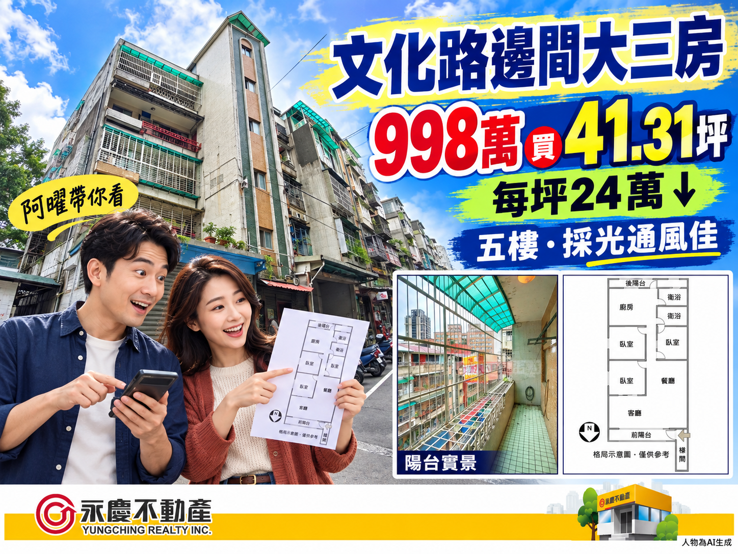 爬五樓當運動很累？但換來四十一坪根本爽翻天