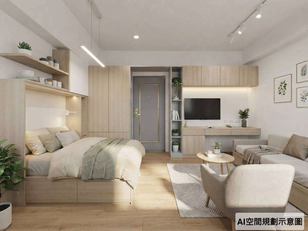 正逢甲商圈『仕康家』小清新超美電梯套房