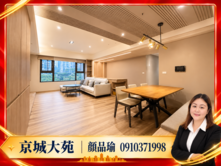 【生態園區｜京城大苑】近巨蛋質感裝潢３＋１房平車