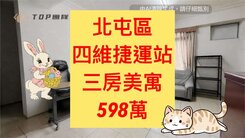 北屯區✨專任｜四維捷運站｜室內23坪｜美公寓