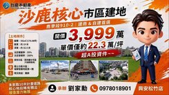超A投資件❤️小劉獨賣❤️沙鹿核心市區建地｜鹿寮段